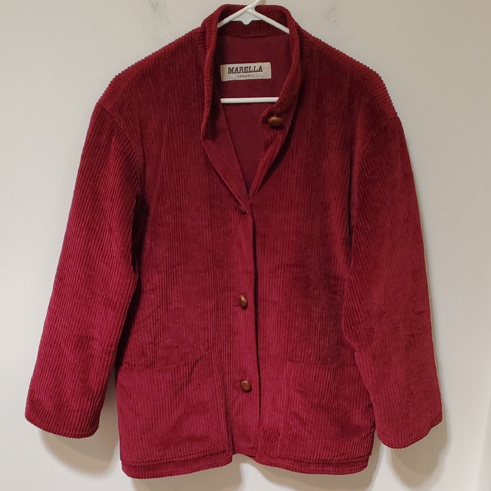 Marella Italy Women's Corduroy Jacket
